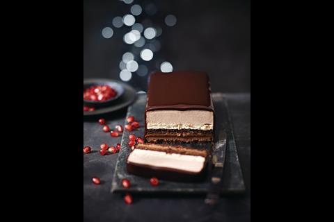 Heston's Waitrose desserts include the ultimate chocolate bar (£9.99) and sticky toffee apple pudding (£10).